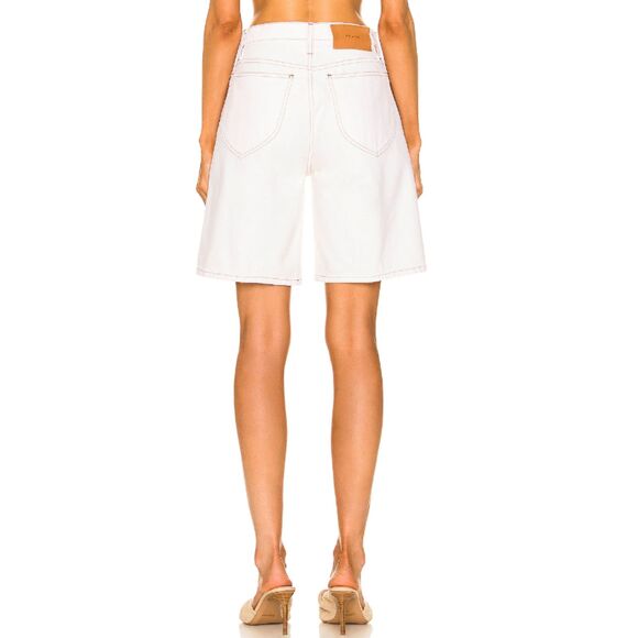 Frame Women's Le Italien LIBSH728 Size 30 Blanc Bermuda Short NWT - Picture 2 of 12